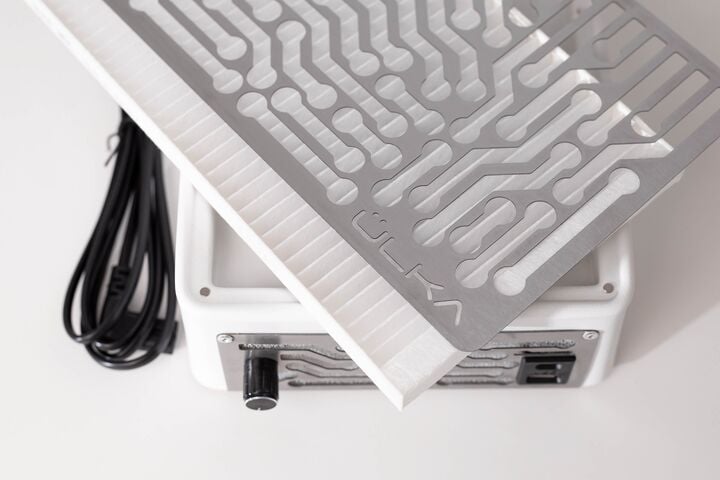 ÜLKA. Desktop Nail dust Collector "Nano White", Витяжка настільна, біла #8