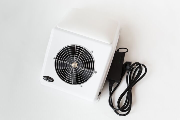 Desktop Nail dust Collector "Air Max N4 Pro", Витяжка настільна, біла подушечка, двигун Німеччина (під замовлення) #2