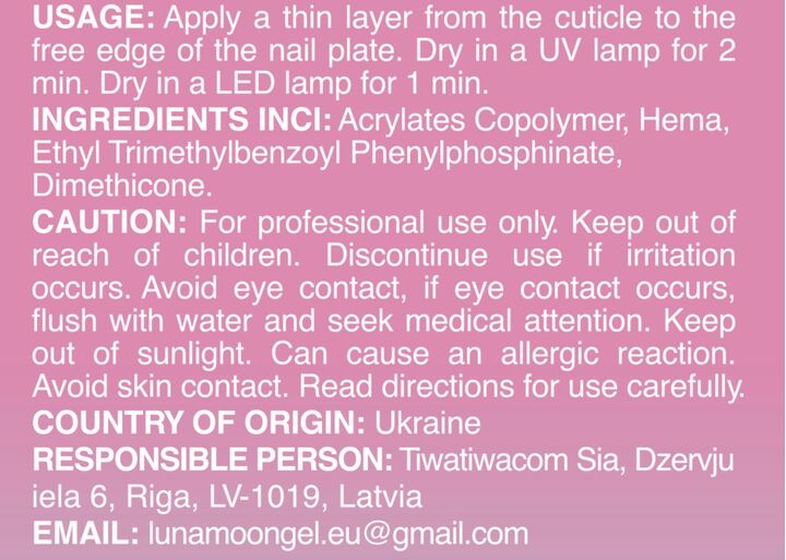 LUNAmoon. Crystal Top Coat (anti-scratches), no sticky, 60 ml, міцний глянцевий топ без липкого шару #3