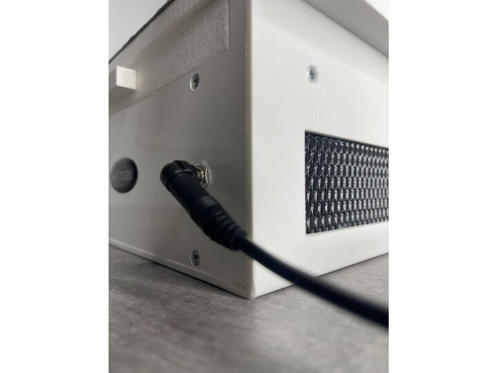 NEW Built-in Nail dust Collector "Air Max VF12 Plus", Витяжка вбудована з регулятором потужності, решітка "сіра сталь", двигун Корея #4