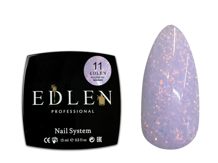 EDLEN Builder gel Shimmer №11, 15 ml #2