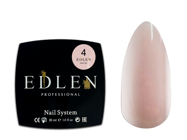 EDLEN. Polygel #04, Beige, 30 ml, полігель, бежевий #2
