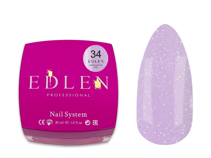 EDLEN Water Acrygel Opal №34, 30 ml #1