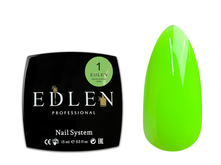 EDLEN Water Acrygel Neon №01, 15 ml #2