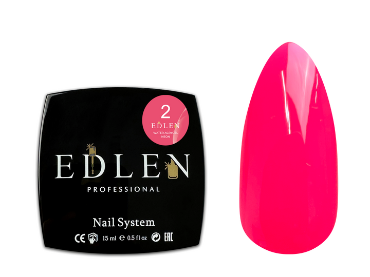 EDLEN Water Acrygel Neon №02, 15 ml #2