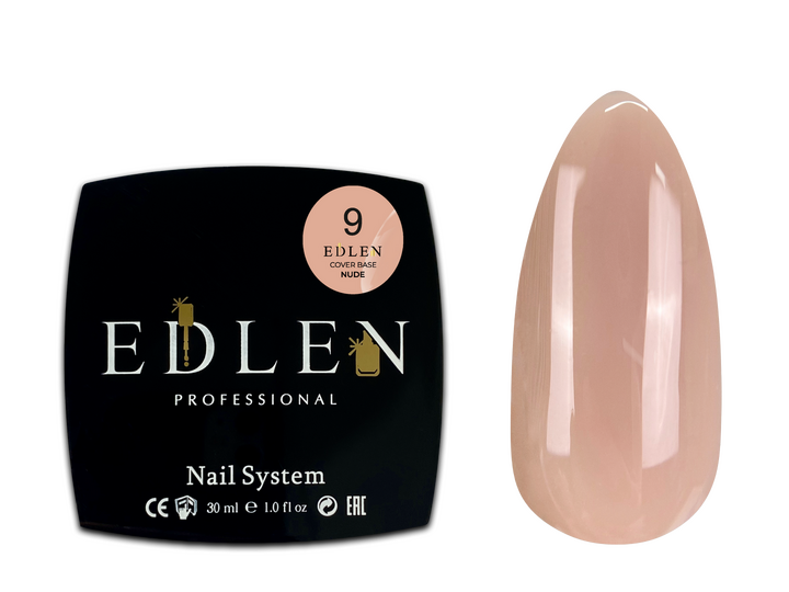 УЦІНКА / EDLEN Cover base NUDE №09, 30 ml #1