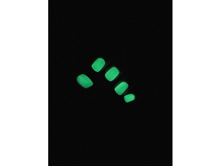 LUNAmoon. Shine Dark Top Coat, glowing in the dark, Green, 13 ml, Топ люмінесцентний #3