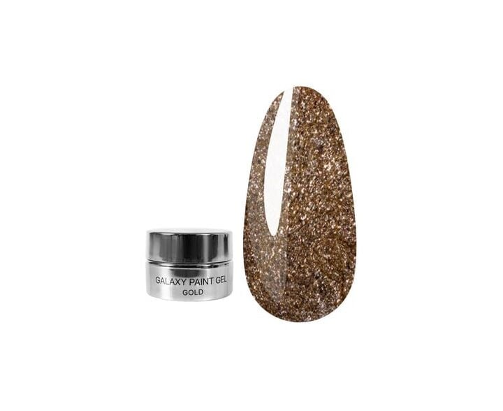 KODI Paint Gel GALAXY №4 Gold, or, 4 ml, gel peinture #2