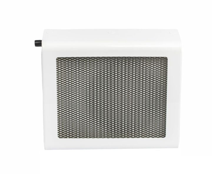 Desktop Nail dust Collector "Air Max NF9 Tornado Plus", Витяжка настільна з регулятором потужності, біла з чорною решіткою, двигун Німеччина #2