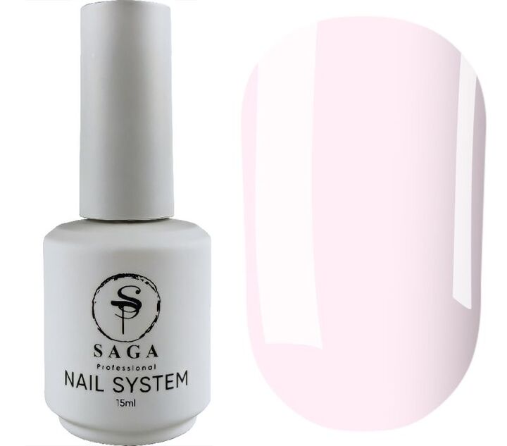 SAGA. Elastic base, #02, 15 ml. Камуфлююча база #1