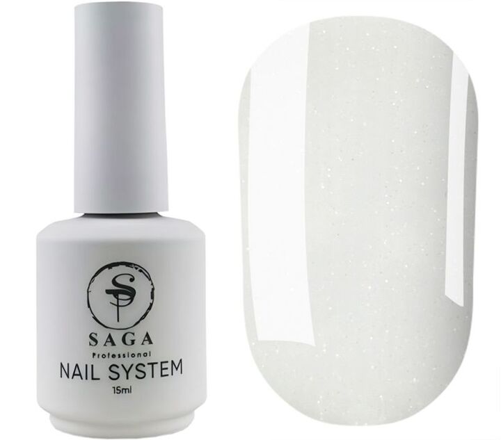 SAGA. Liquid Gel, 15 ml, #22. Рідкий гель для укріплення та нарощування з шимером #2