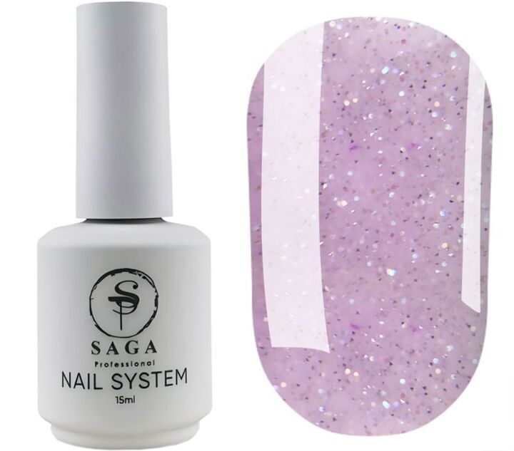 SAGA. Liquid Gel, 15 ml, #26. Рідкий гель для укріплення та нарощування з шимером #2
