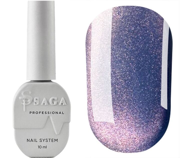 SAGA. Cat's Eye Gel Polish "Smoothie Cat", #03, 10 ml. Гель-лак "Котяче око" хамелеон #1