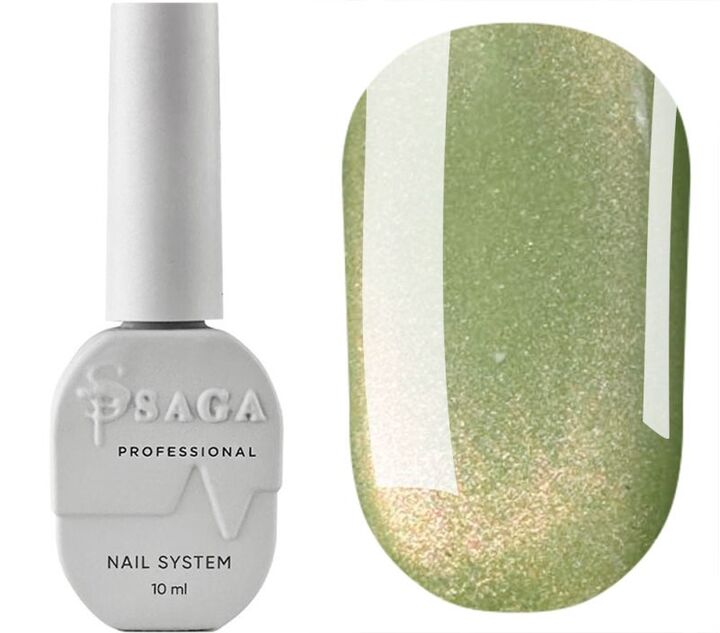 SAGA. Cat's Eye Gel Polish "Smoothie Cat", #04, 10 ml. Гель-лак "Котяче око" хамелеон #1