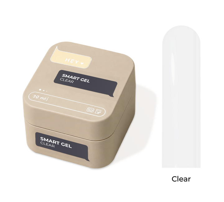 HEYLOVE. Smart gel, CLEAR, 30 ml, liquid builder gel, гель для нарощування, прозорий #1