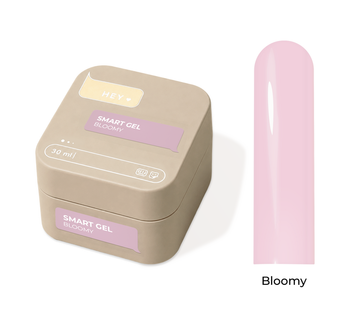 HEYLOVE. Smart gel, BLOOMY, 30 ml, liquid builder gel, гель для нарощування #1