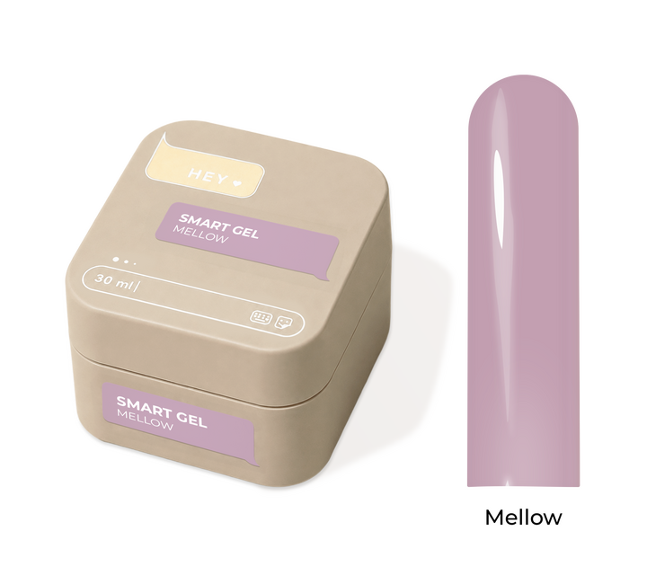 HEYLOVE. Smart gel, MELLOW, 30 ml, liquid builder gel in a bottle, гель для нарощування #1