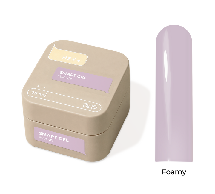 HEYLOVE. Smart gel, Foamy, 30 ml, liquid builder gel, гель для нарощування #1