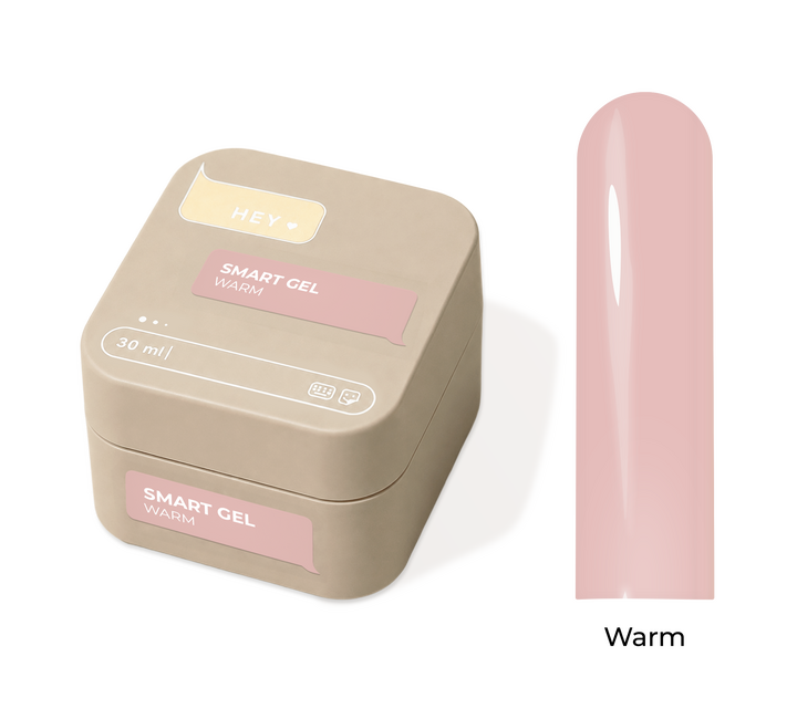 HEYLOVE. Smart gel, Warm, 30 ml, liquid builder gel, гель для нарощування #1