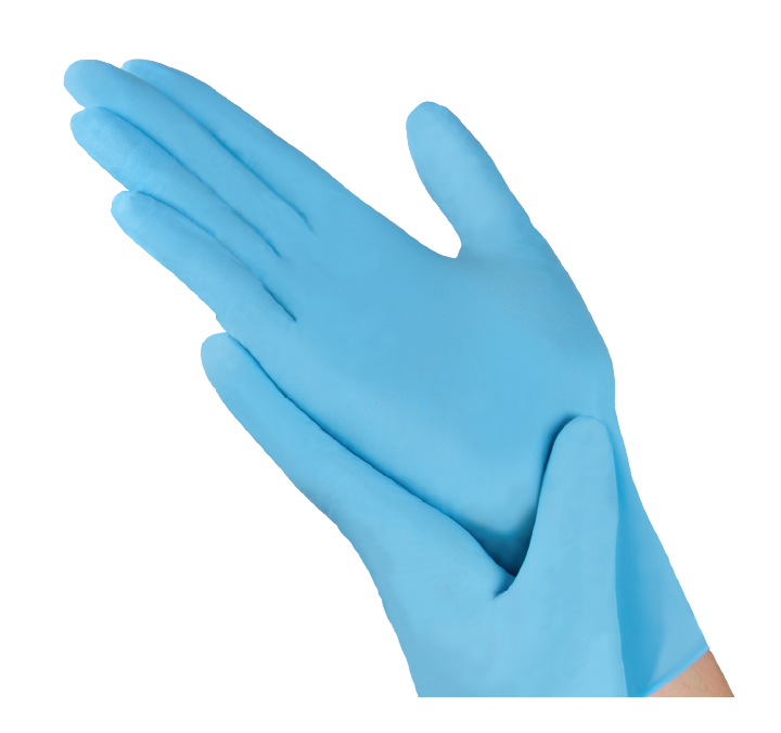 Medicom. Рукавички нітрилові неопудрені, SafeTouch Advanced, 3.5 g, S, 100 шт, сині — Medicom, NAILSMADE