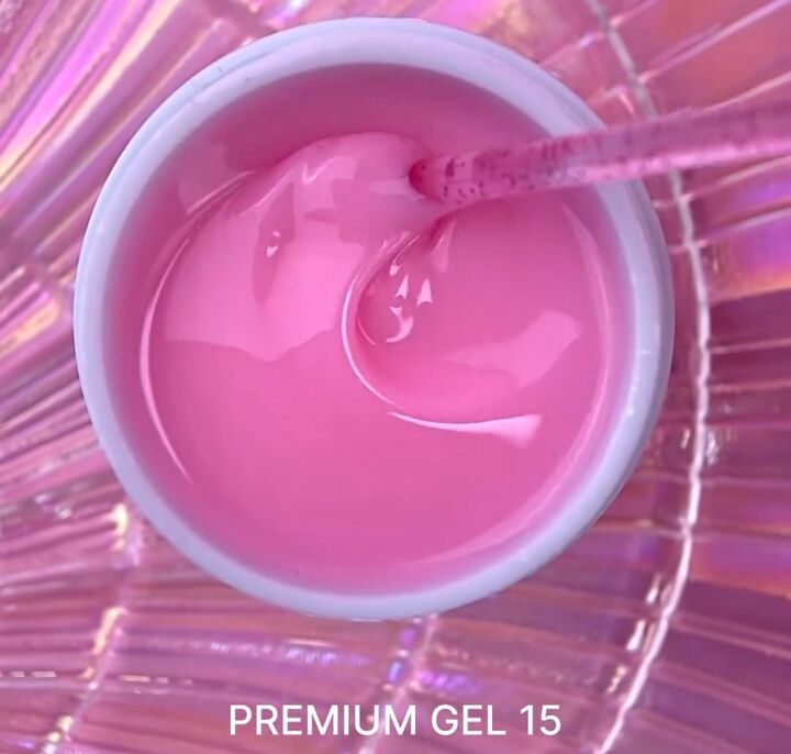 LUNAmoon. Premium Builder Gel #15 Delicate pink, 30 ml, builder gel, rose délicat #3