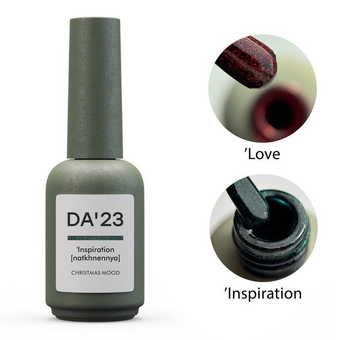 DA'23. Gel Polish, Inspiration, 14 ml, гель-лак з шимером #2