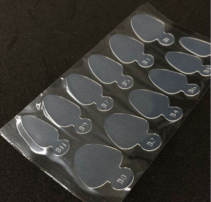Molds. Молди трафарети для френчу, силіконові вставки у верхні форми, розмір B #2
