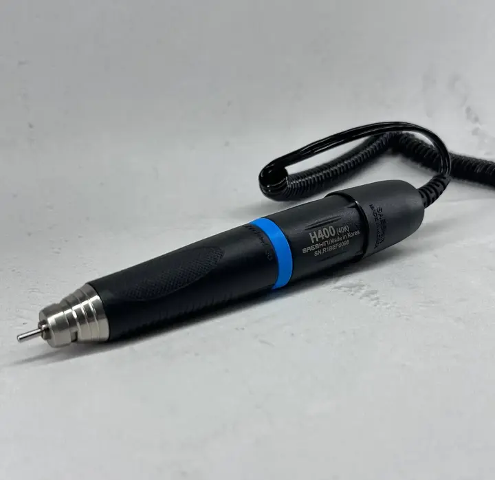 STRONG. Nail drill "Saeshin Brillian B135/H400", original. Фрезер 40 тисяч оборотів, реверс, оригінал з сертифікацією, без педалі — Fresadoras, NAILSMADE