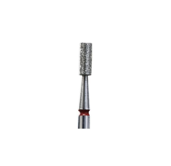STALEKS Фреза алмазна "ЦИЛІНДР" червона, Ø 2.5 mm #2