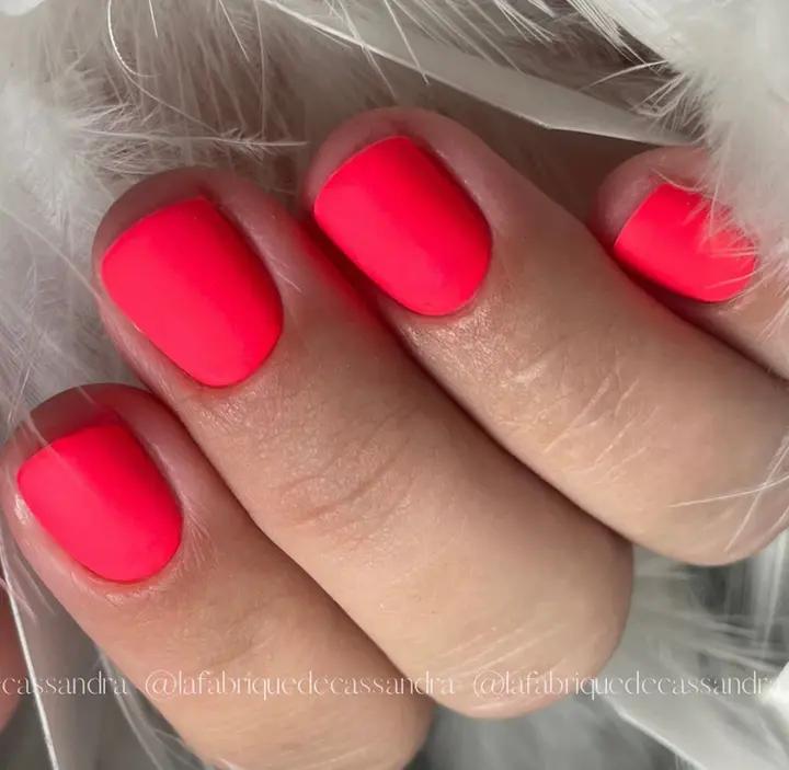 F.O.X. Gel polish, Spectrum, #143, Hot Pink, 7 ml. Гель-лак, неоновий #3