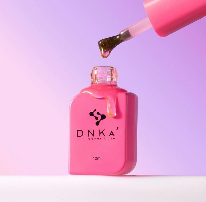 DNKa’ Liquid Acrygel #0033 Cherry Jelly,  stained glass gel, 12 ml, вітражний рідкий гель #2