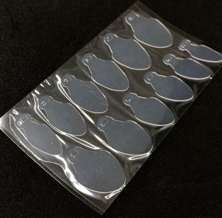 Molds. Молди трафарети для френчу, силіконові вставки у верхні форми, розмір С #2