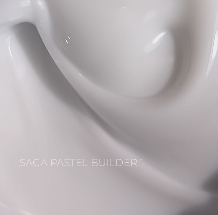 SAGA. Builder gel "Pastel Color", 15 ml, #01. Гель для укріплення та нарощування #2