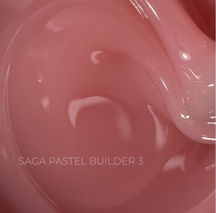 SAGA. Builder gel "Pastel Color", 15 ml, #03. Гель для укріплення та нарощування #2