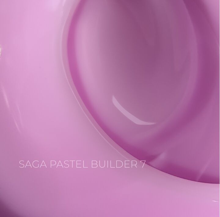 SAGA. Builder gel "Pastel Color", 15 ml, #07. Гель для укріплення та нарощування #2