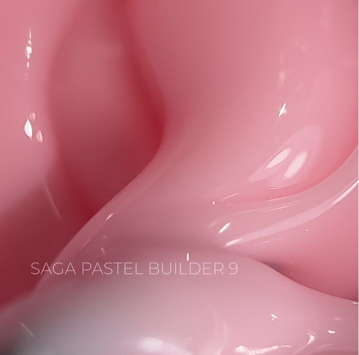 SAGA. Builder gel "Pastel Color", 15 ml, #09. Гель для укріплення та нарощування #2