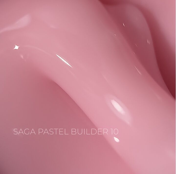 SAGA. Builder gel "Pastel Color", 15 ml, #10. Гель для укріплення та нарощування #2