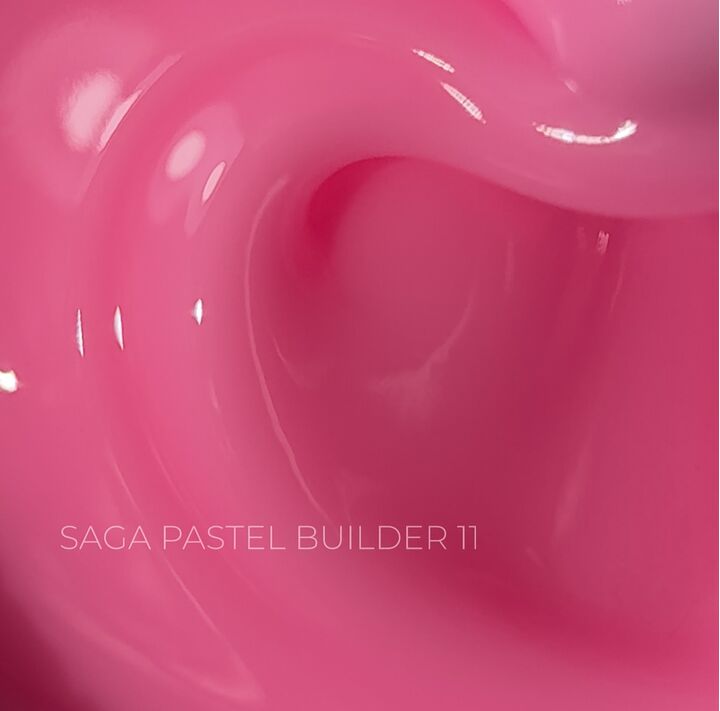 SAGA. Builder gel "Pastel Color", 15 ml, #11. Гель для укріплення та нарощування #2