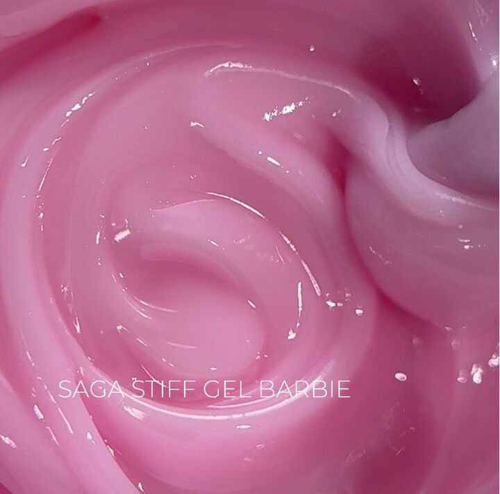 SAGA. Stiff Gel, 15 ml, #06, Barbie. Густий гель для укріплення та нарощування #1