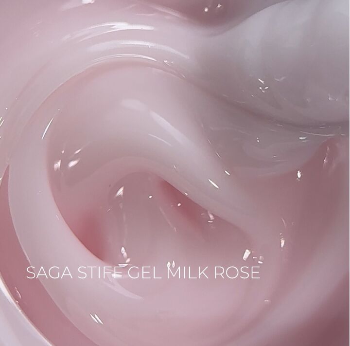 SAGA. Stiff Gel, 15 ml, #03, Milk Rose. Густий гель для укріплення та нарощування #1