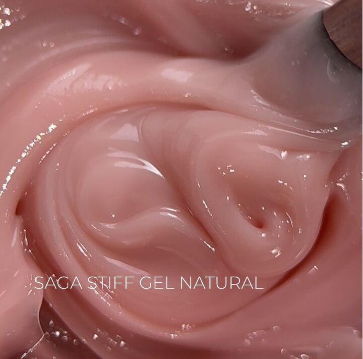 SAGA. Stiff Gel, 15 ml, #04, Natural. Густий гель для укріплення та нарощування #1