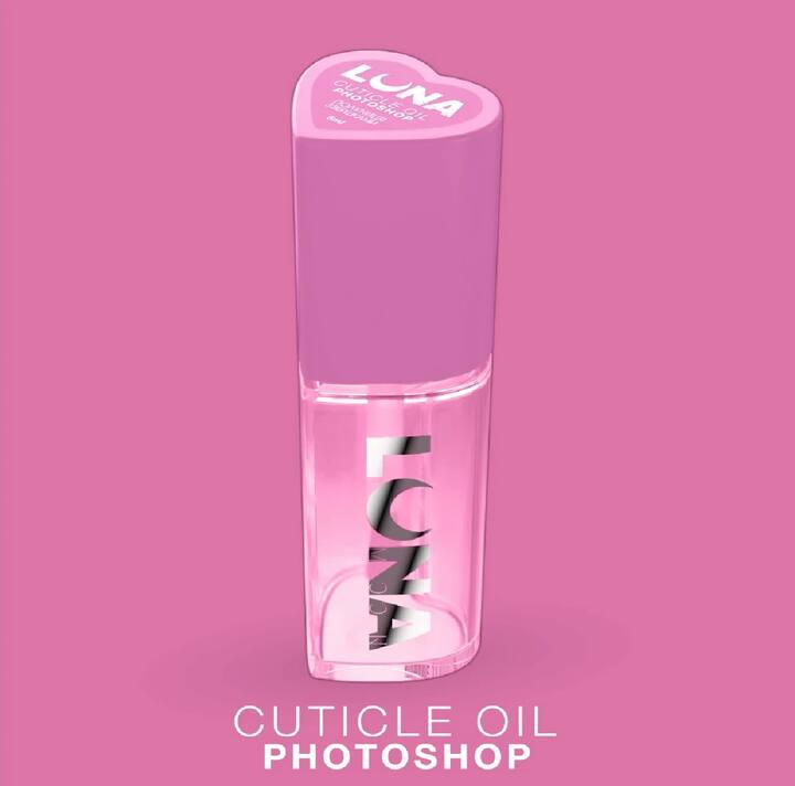 LUNAmoon. Photoshop Oil, Strawberries with Cream, 5 ml,  Суха олія для кутикули, Полуниця з вершками #2