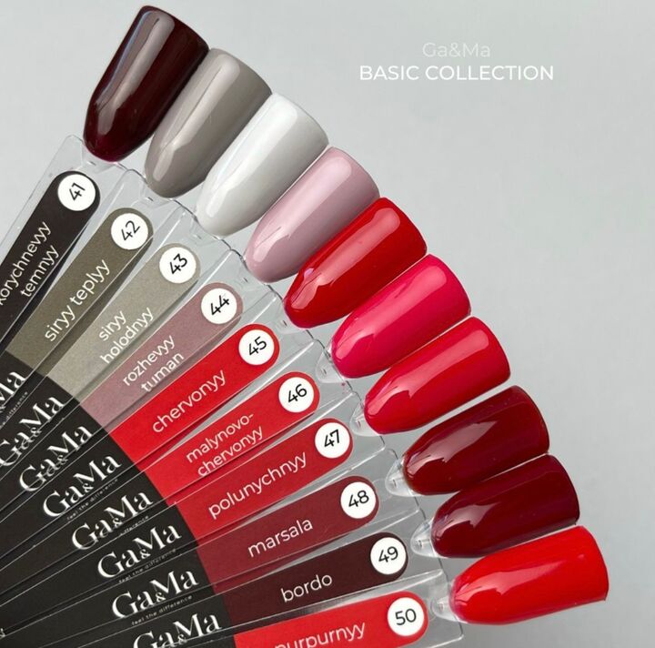 GA&MA. Gel polish #45 CLASSIC RED, 10 ml, gel polish, rouge #4