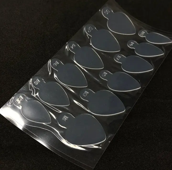 Molds. Молди трафарети для френчу, силіконові вставки у верхні форми, розмір D #2