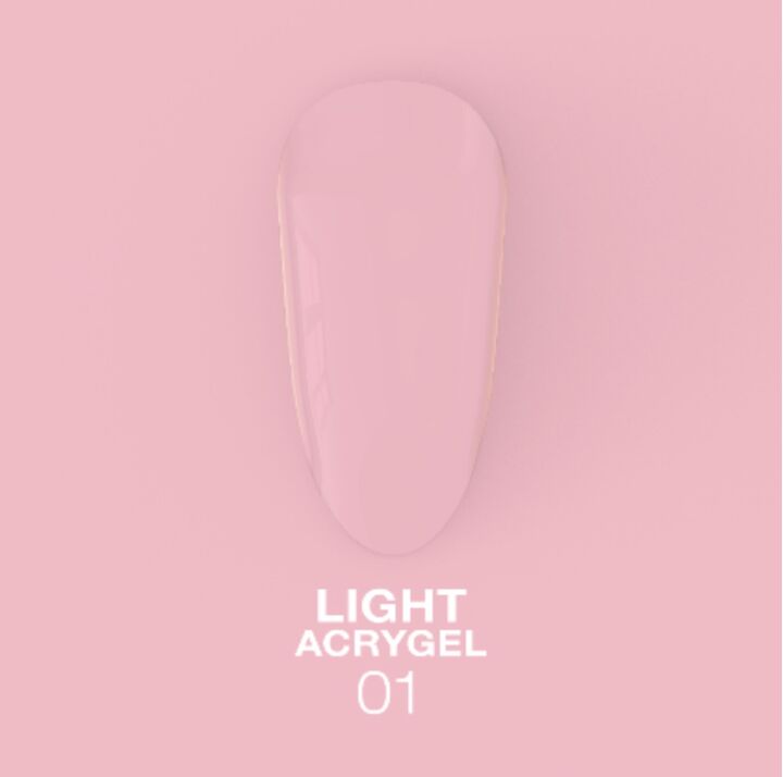 LUNAmoon. Light Acrygel #1 Clear, 30 ml, flüssiges Gel, transparent #2