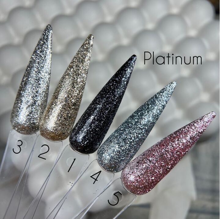SAGA. Platinum Paint Gel, #03, 5 g. Gel-pittura con foglia d'oro #4