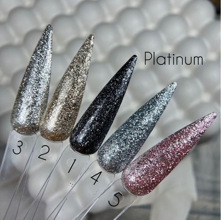 SAGA. Platinum Paint Gel, #04, 5 g. Гель-фарба з поталлю #5