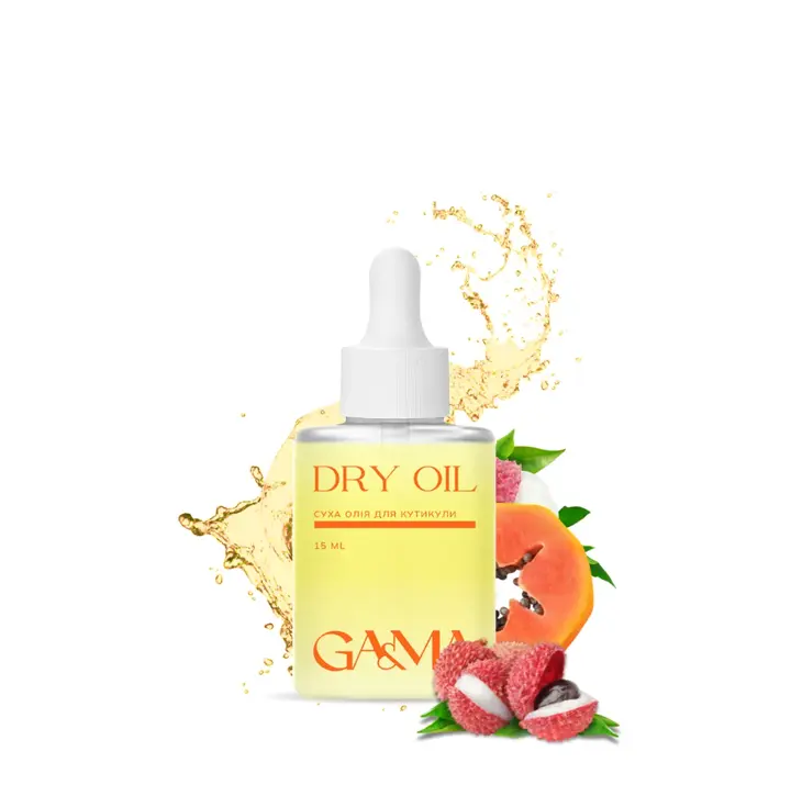 GA&MA. Dry oil with shimmer, Papaya-lichi, 30 ml, Huile sèche avec shimmer, Papaye-Litchi #4