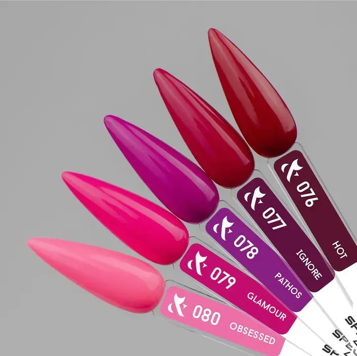 F.O.X. Gel polish, Spectrum, #080, Obsessed, 7 ml. Гель-лак #2