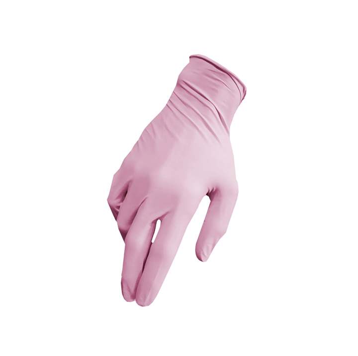 Medicom. Рукавички нітрилові неопудрені, SafeTouch Extend, 3.5 g, S, 100 шт, рожеві — Medicom, NAILSMADE